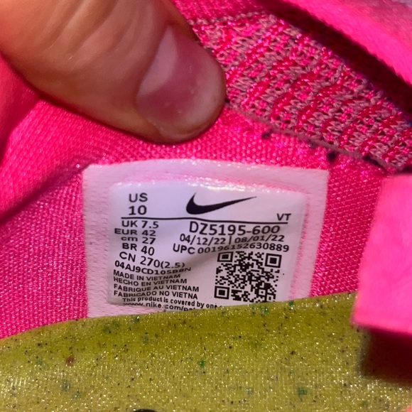 Pink Nike Air Vapormax 2021 FX - Picture 5 of 6